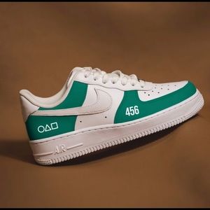 Nike Custom Air Force 1 Squid Game NWT